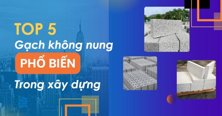 gạch không nung phổ biến nhất