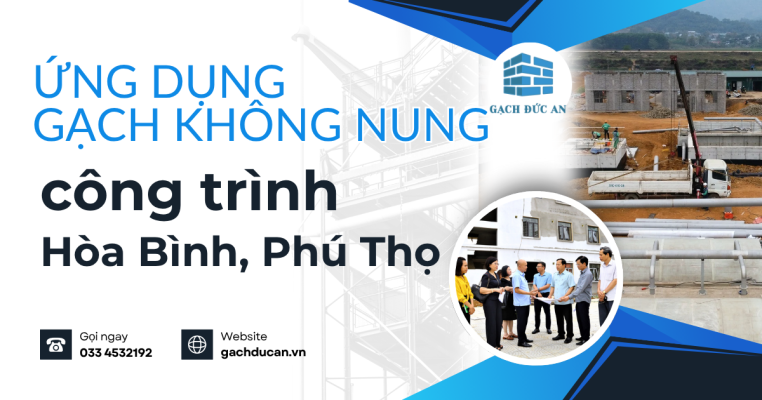 ứng dụng gạch đức an trong các công trình tại hòa bình, phú thọ