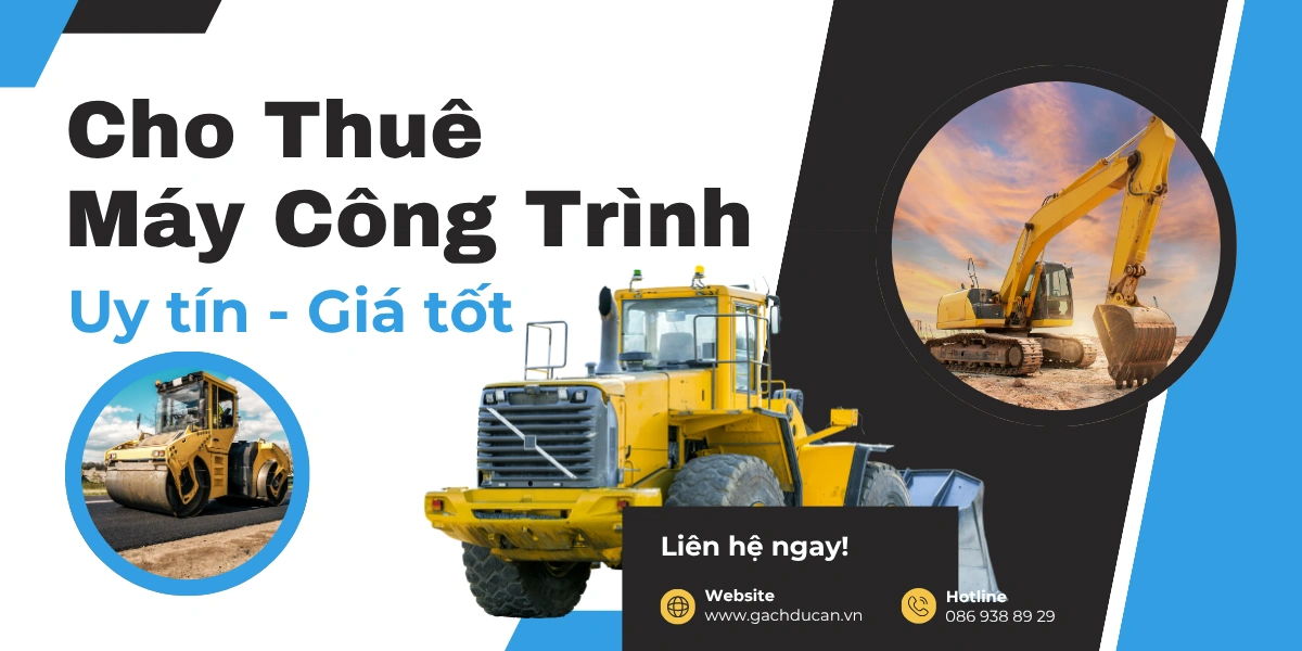 cho thuê máy công trình